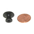 Belwith Modus Matte Black 5/8" Round Cabinet Knob Extra Small P2816-MB