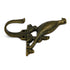 Hickory Hardware Natural Wonders 4 3/16" Gancho único de latón antiguo P28622-AB