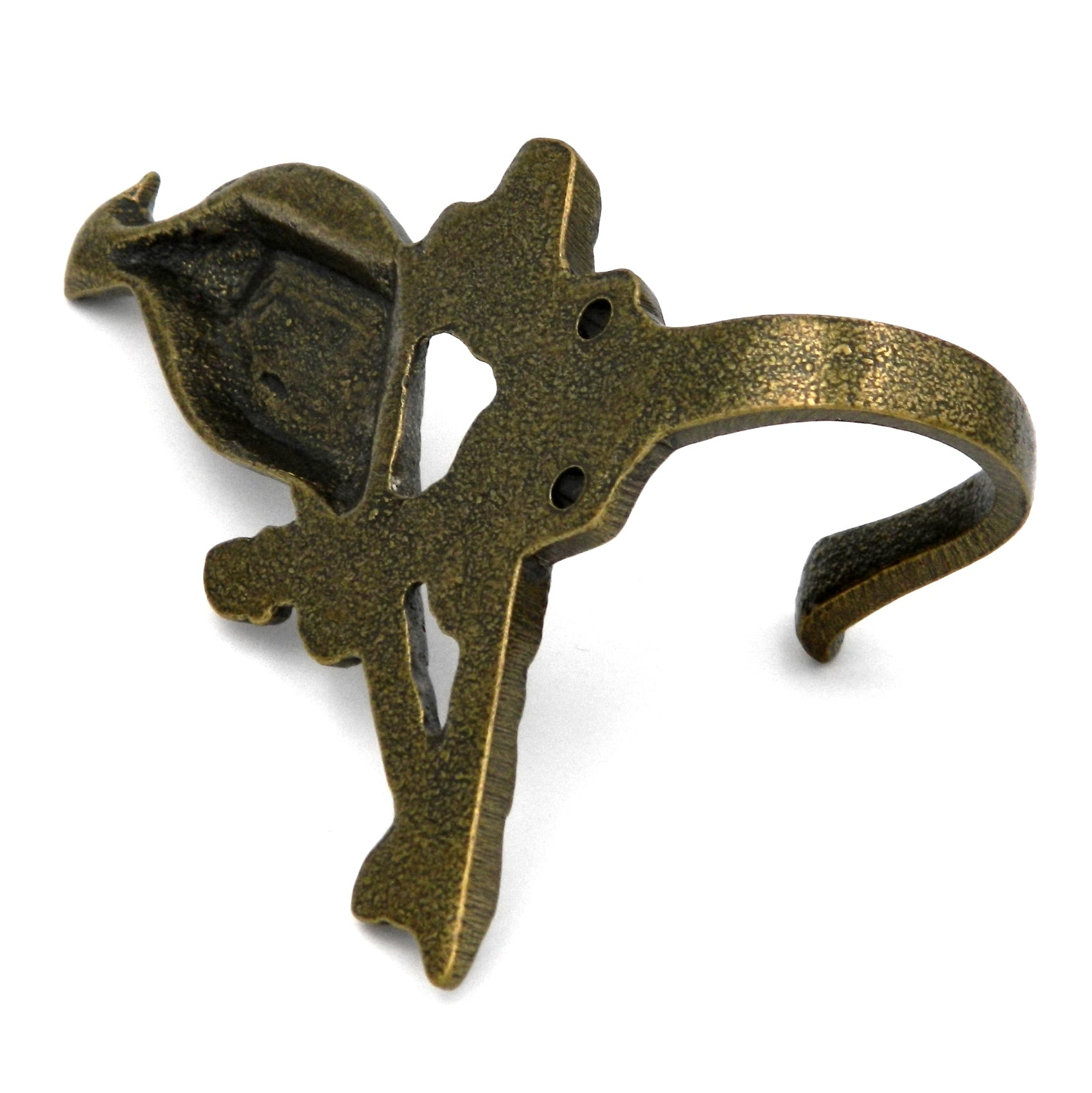Hickory Hardware Natural Wonders 4 3/16" Gancho único de latón antiguo P28622-AB