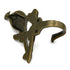 Hickory Hardware Natural Wonders 4 3/16" Gancho único de latón antiguo P28622-AB