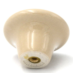 Hickory Hardware Tranquility Almond Round 1 1/2" Porcelain Cabinet Knob P29-AD