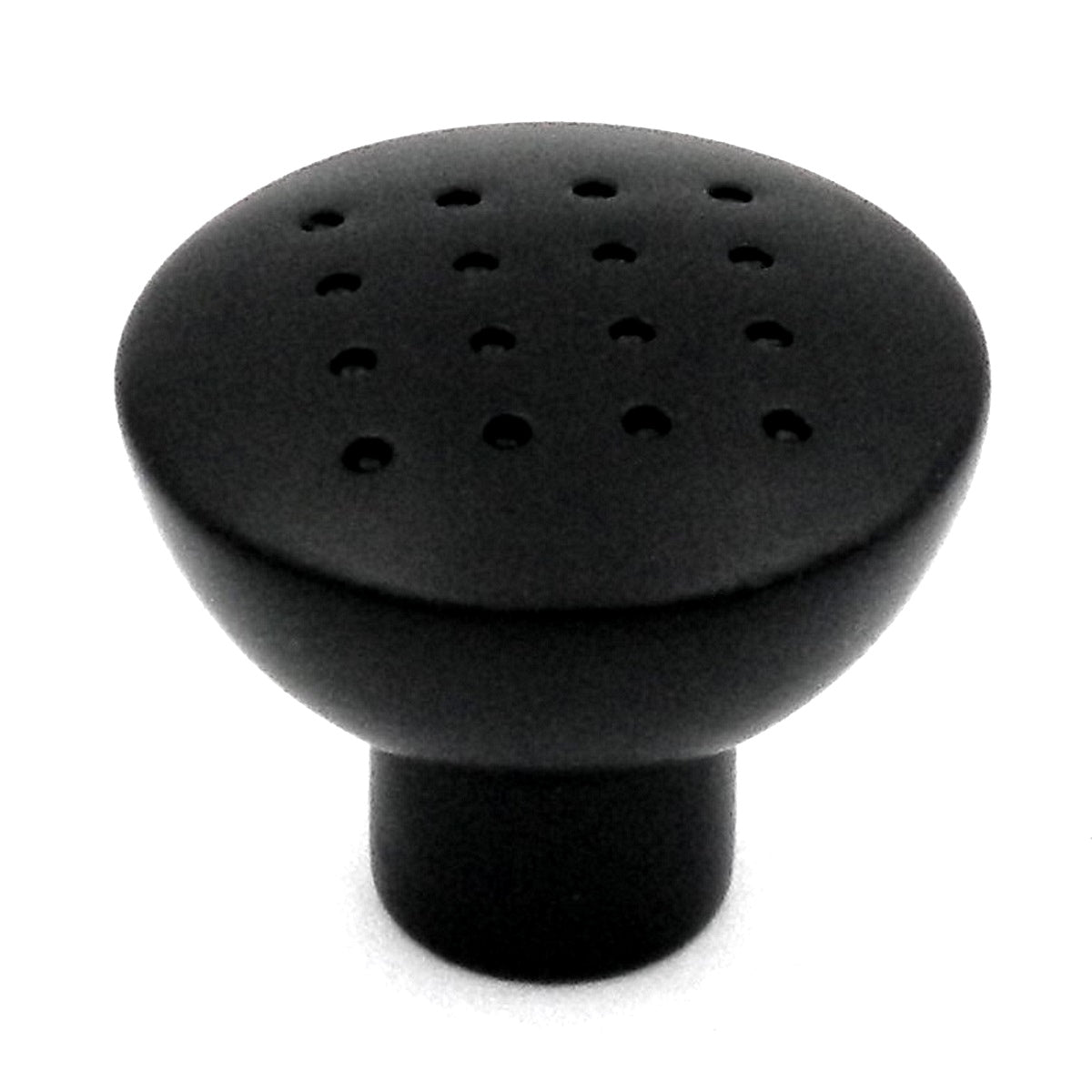 Hickory Hardware Metropolis P2911-MB - Pomo redondo para gabinete, color negro mate, 1 1/4 pulgadas