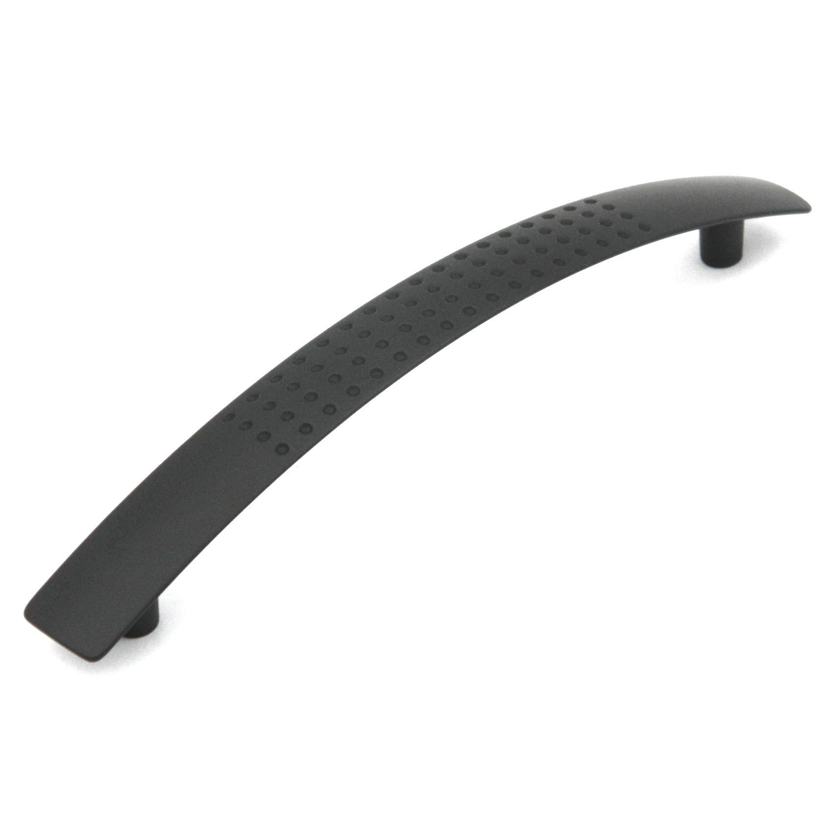 Hickory Metropolis P2925-MB Matte Black 5" (128mm)cc Arch Dotted Cabinet Handle Pull