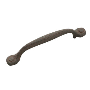 P2998-RI Rustic Iron 5"cc Cabinet Handle Pulls Belwith Hickory Refined Rustic
