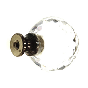 Hickory Hardware 1 3/16" Crystal Palace Faceted Ball Cabinet Knob P30-CA3