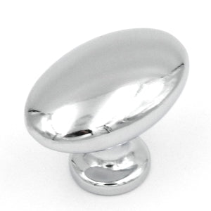 Hickory Hardware Eclectic Polished Chrome Oval 1 1/2" Cabinet Knob P301-26