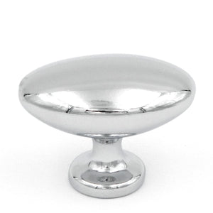Hickory Hardware Eclectic Polished Chrome Oval 1 1/2" Cabinet Knob P301-26