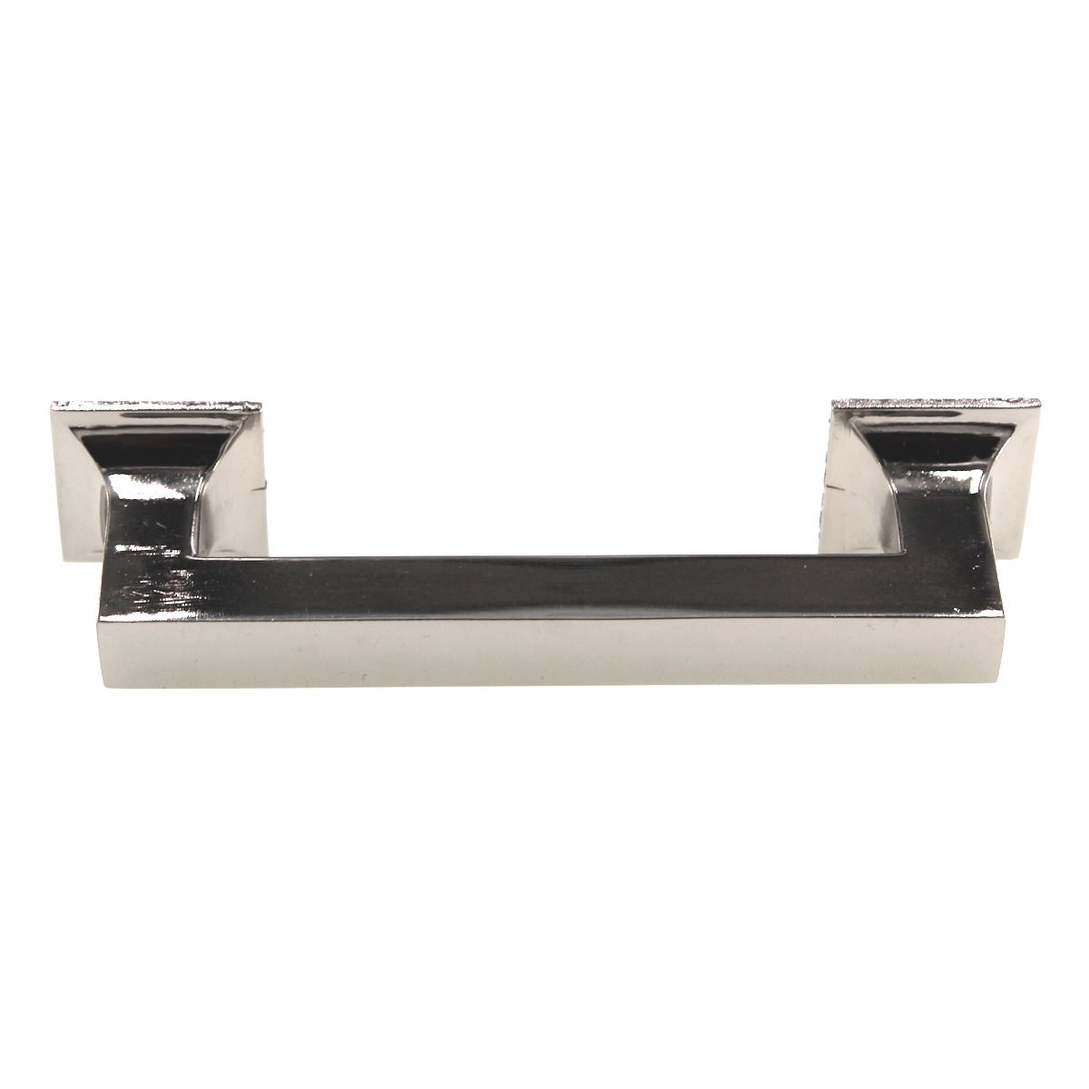 Hickory Hardware Studio 3 3/4 (96mm) Ctr Square Pull Polished Nickel