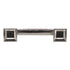Hickory Hardware Studio 3 3/4" (96mm) Ctr Square Pull Polished Nickel P3011-14