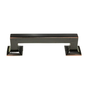 Hickory Hardware Studio Oil-Rubbed Bronze 3 3/4" (96mm) Ctr. Bar Pull P3011-OBH