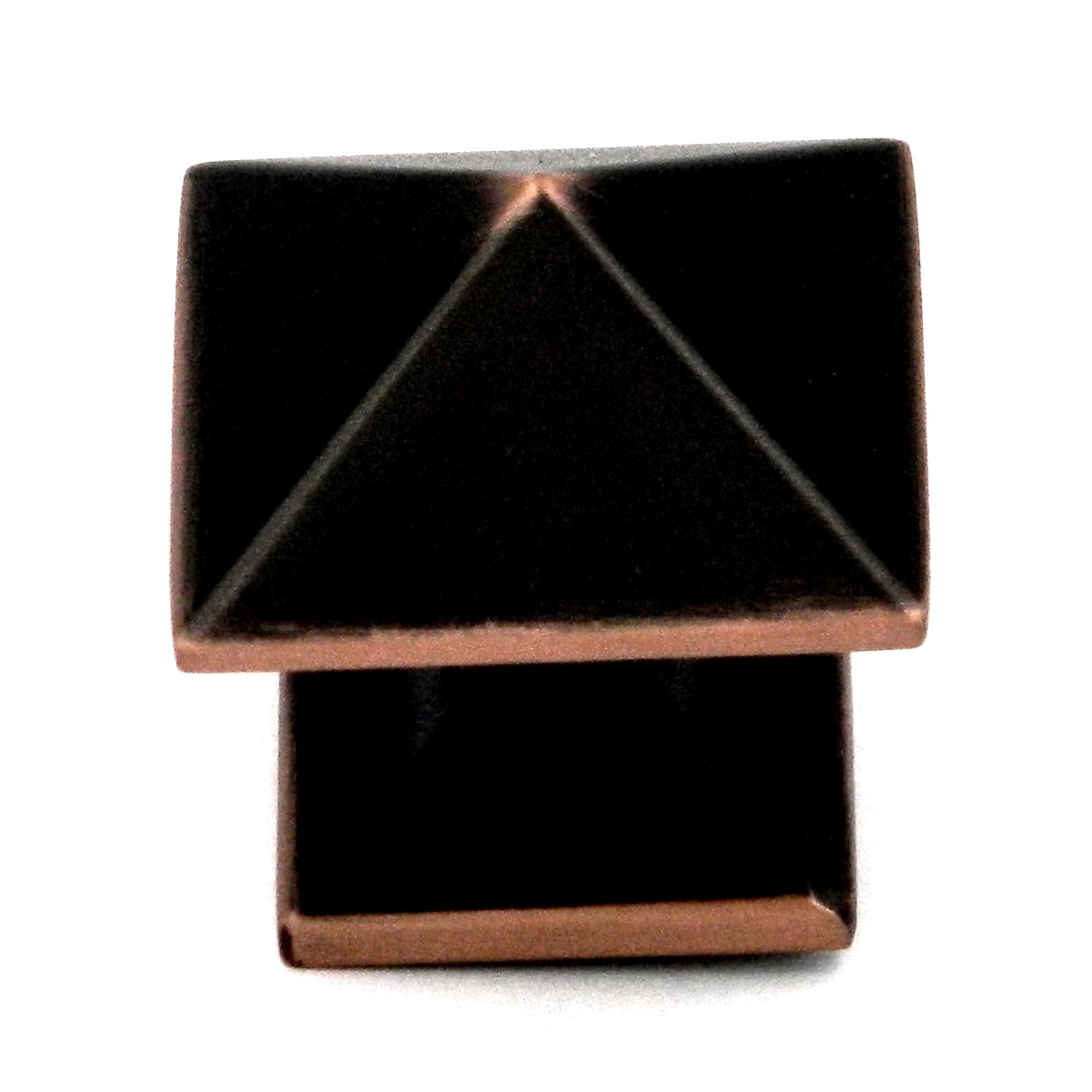 20 Pack Belwith Keeler Studio 1" Oil-Rubbed Bronze Square Pyramid Cabinet Knob P3014-OBH