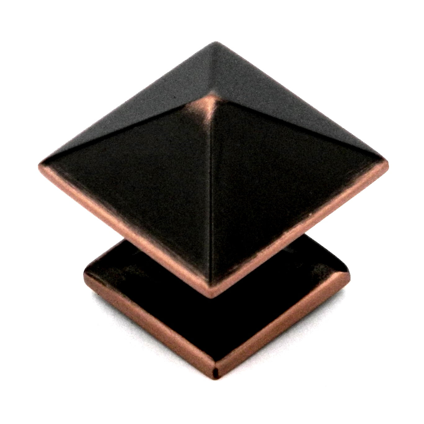 20 Pack Belwith Keeler Studio 1" Oil-Rubbed Bronze Square Pyramid Cabinet Knob P3014-OBH