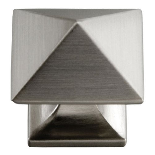 Hickory Hardware Studio 1" Stainless Steel Cube Cabinet Knob P3014-SS
