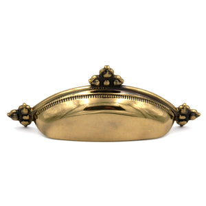 Keeler Spanish Gothic P3023-07 Dark Antique Copper 3", 3 3/4" (96mm)cc Solid Brass Cup Pull