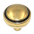 Hickory Hardware Tranquility Lancaster P303-LP - Pomo redondo pulido a mano para gabinete (1 1/8 pulgadas)