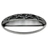10 Pack Hickory Country Satin Pewter Antique, White Porcelain 3"cc Leaf Cup Pulls P3033-SPAW