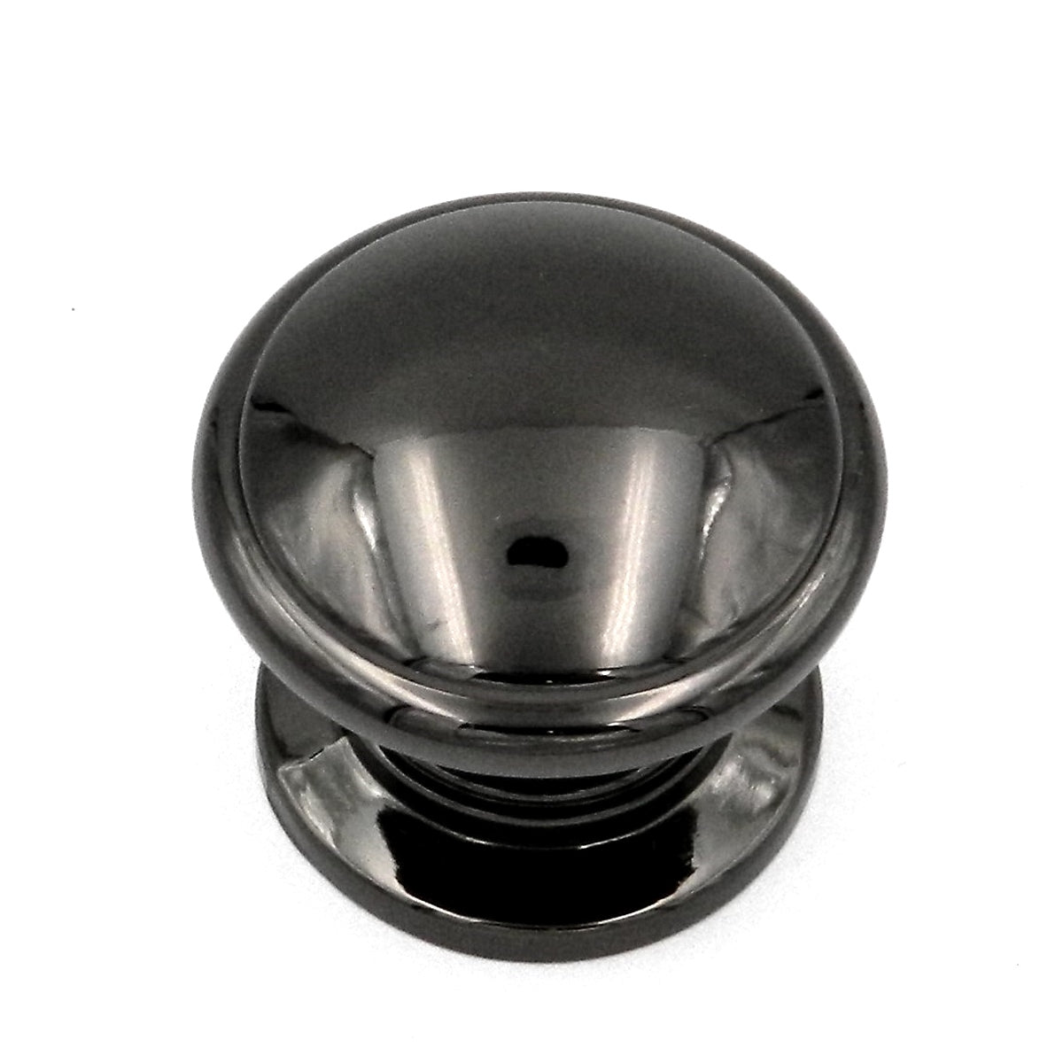 Paquete de 10 perillas para gabinete de Hickory Hardware Williamsburg P3053-BLN, níquel negro, 1 1/4"
