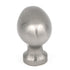 Hickory Hardware Williamsburg P3054-15 - Pomo ovalado para gabinete (níquel satinado, 1 1/4 pulgadas)
