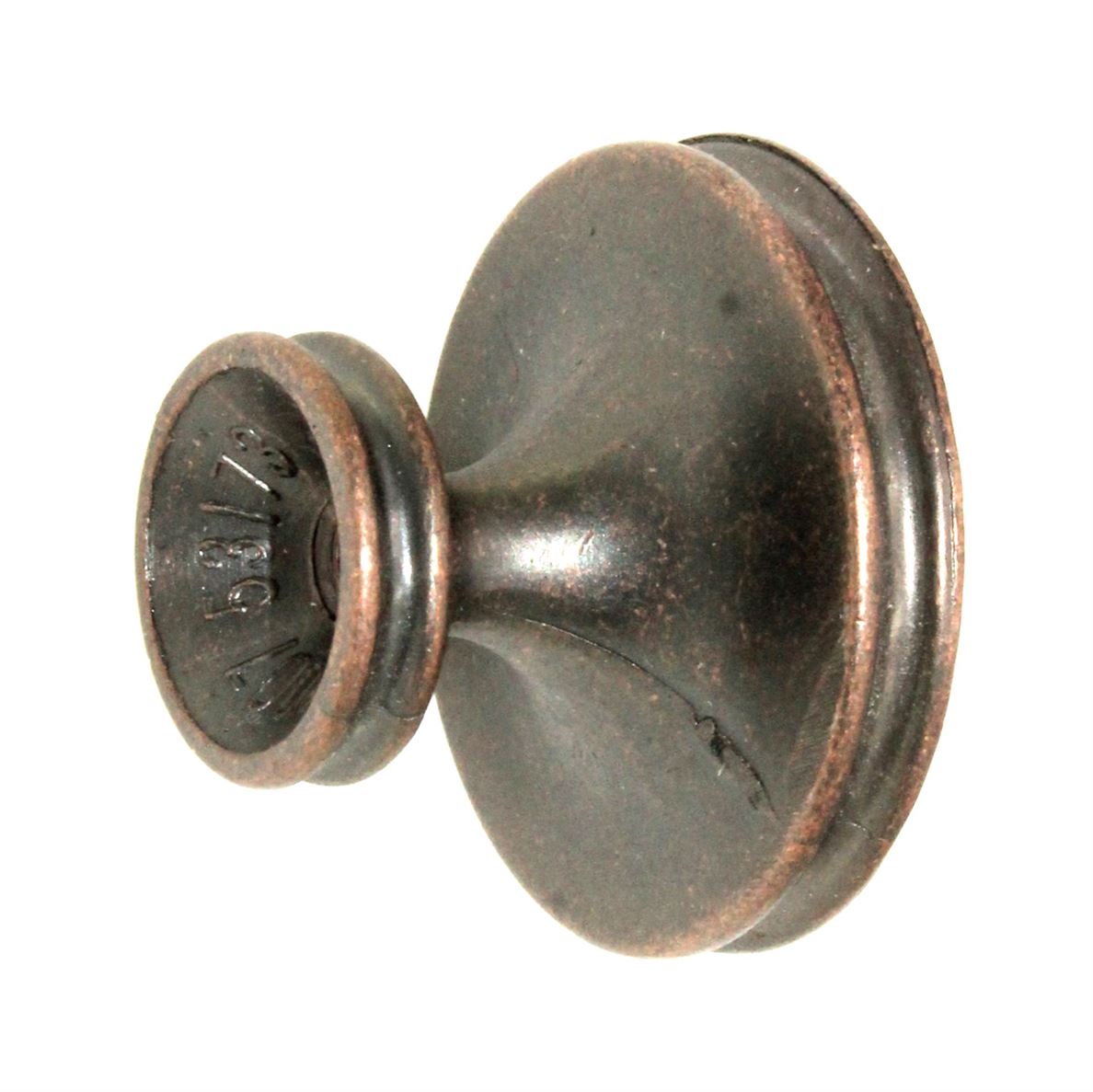 Hickory Hardware Mountain Lodge Antique Copper 1 3/8" Hammered Knob P3061-DAC