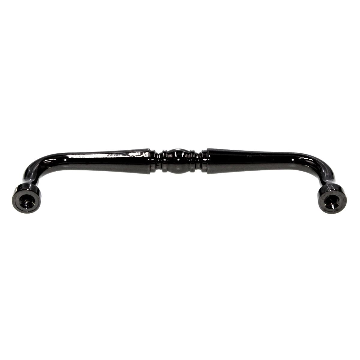 Hickory Hardware Williamsburg 4" Ctr Cabinet Pull Black Nickel Vibed P3076-BLN