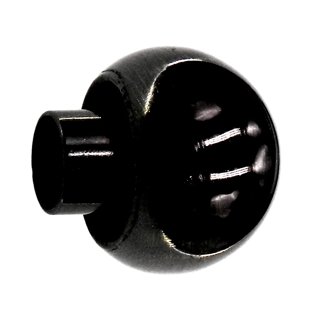 Belwith Eclectic Black Nickel 1 1/4" Round Cabinet Knob Ball 