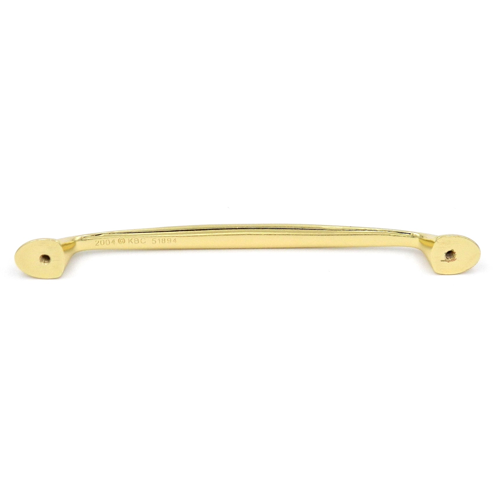 10 Pack Hickory Altair P3080-PB Polished Brass 6 1/4" (160mm)cc Arch Cabinet Handle Pull