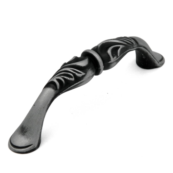 Hickory Mayfair P3092-SPA Satin Pewter Antique 3 3/4" (96mm)cc Cabinet Handle Pull