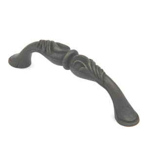 Hickory Mayfair P3092-WOA Windover Antique 3 3/4" (96mm)cc Arch Ornate Cabinet Handle Pull