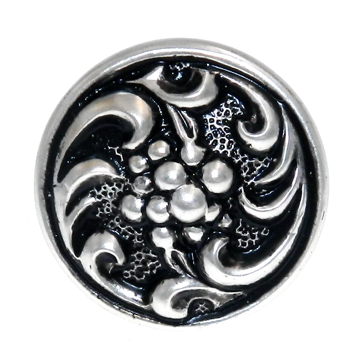 8-Pack Antique Silver Buttons