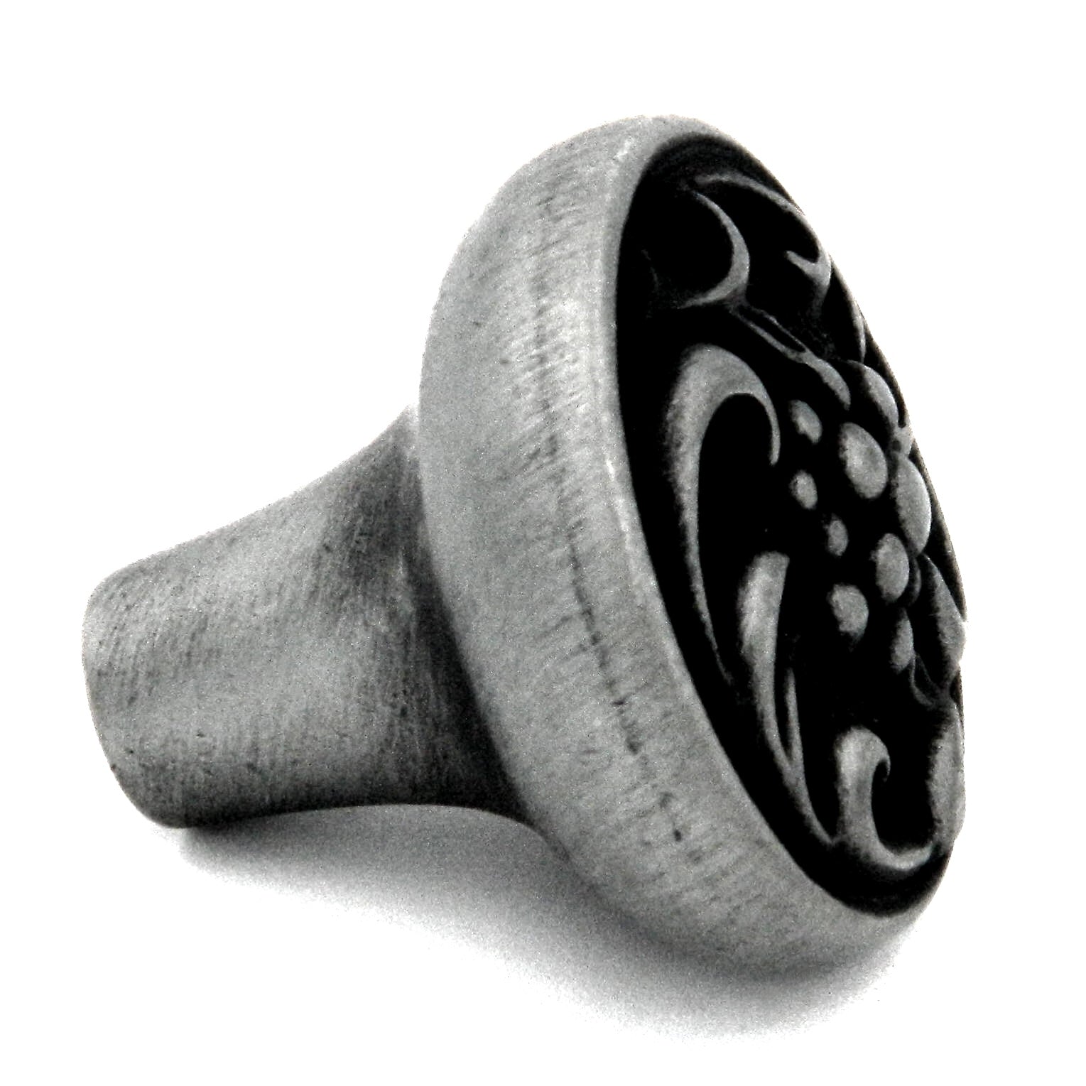 P3094-SPA Satin Pewter Antique 1 3/8" Round Cabinet Knob Pull Hickory Altair