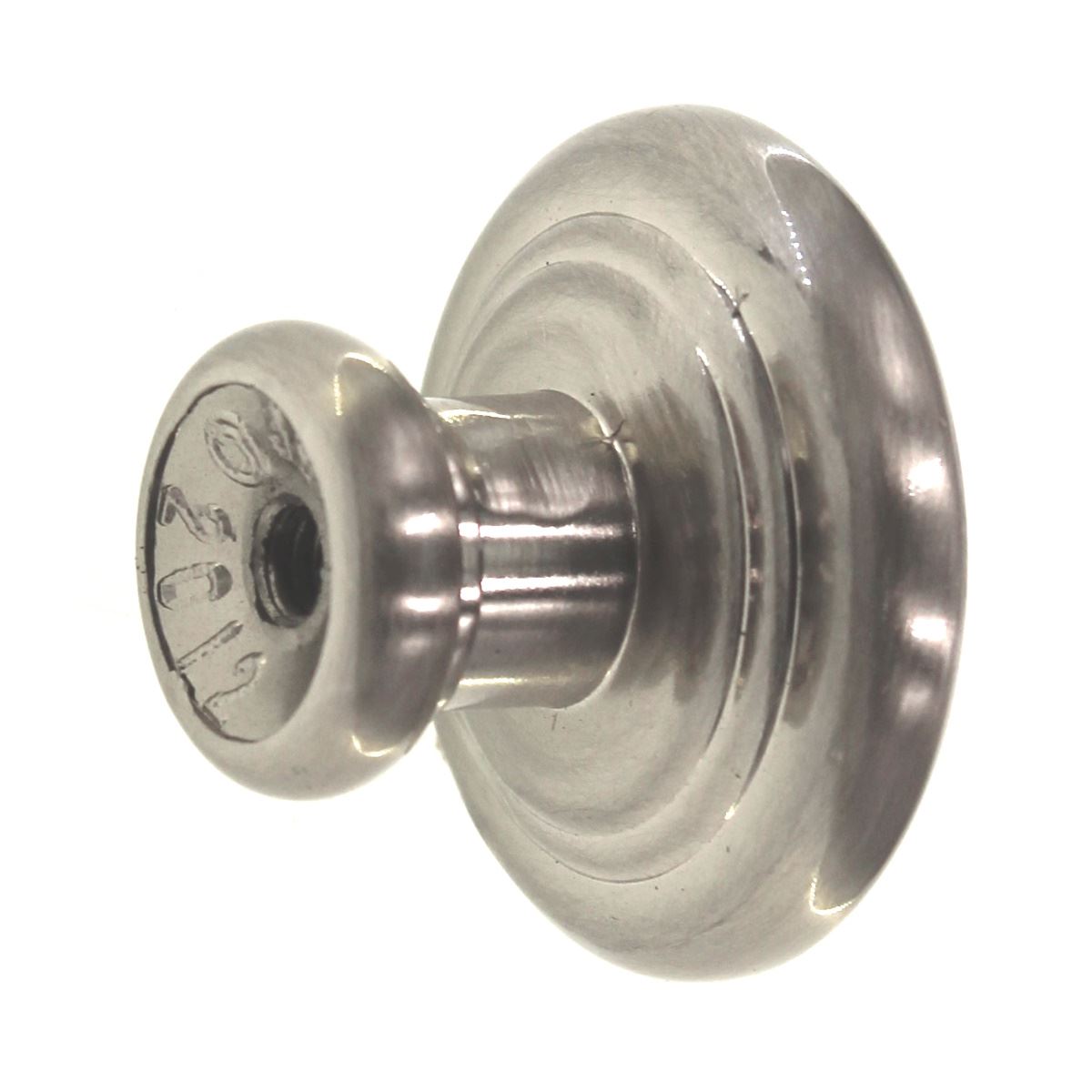 Hickory Hardware Deco 1 1/4" Tiered Ring Cabinet Knob Satin Nickel P3103-SN