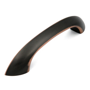 Hickory Rotterdam Oil Rubbed Bronze Highlighted Cabinet  3 3/4" (96mm)cc Handle Pull P3110-OBH