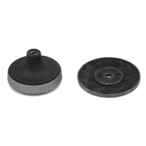 Hickory Hardware Encore 1 3/4" Satin Pewter Antique Round Flat-top Round Flat-top Cabinet Knob P3122-SPA