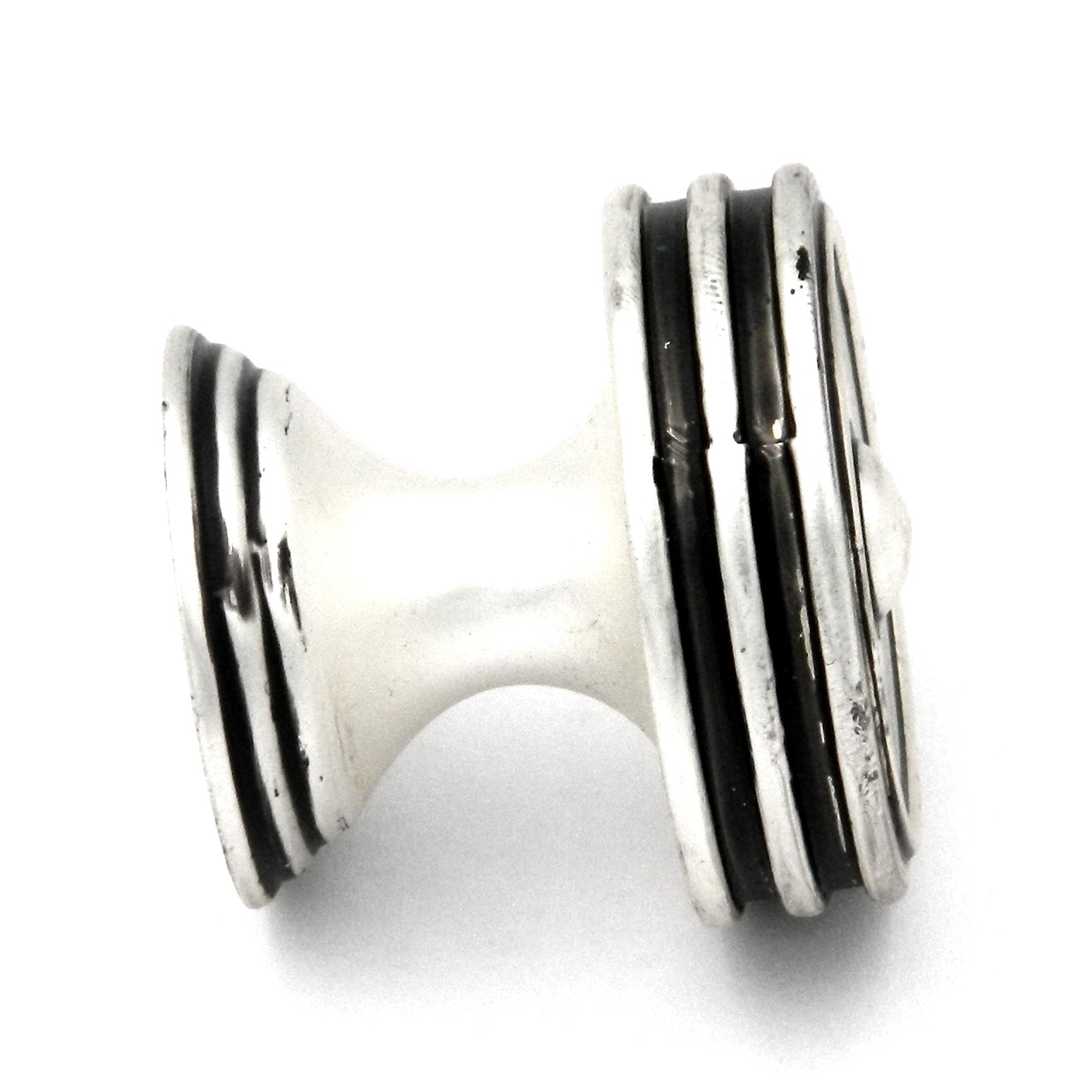 Hickory Hardware Altair P3131-SAS perilla de gabinete de plata envejecida satinada de 1 1/4"