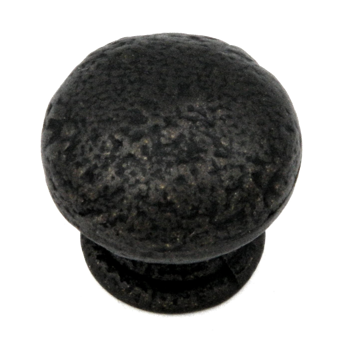 Hickory Hardware Basaltic P3142-WOA - Pomo redondo para gabinete (1 1/4 pulgadas), color antiguo