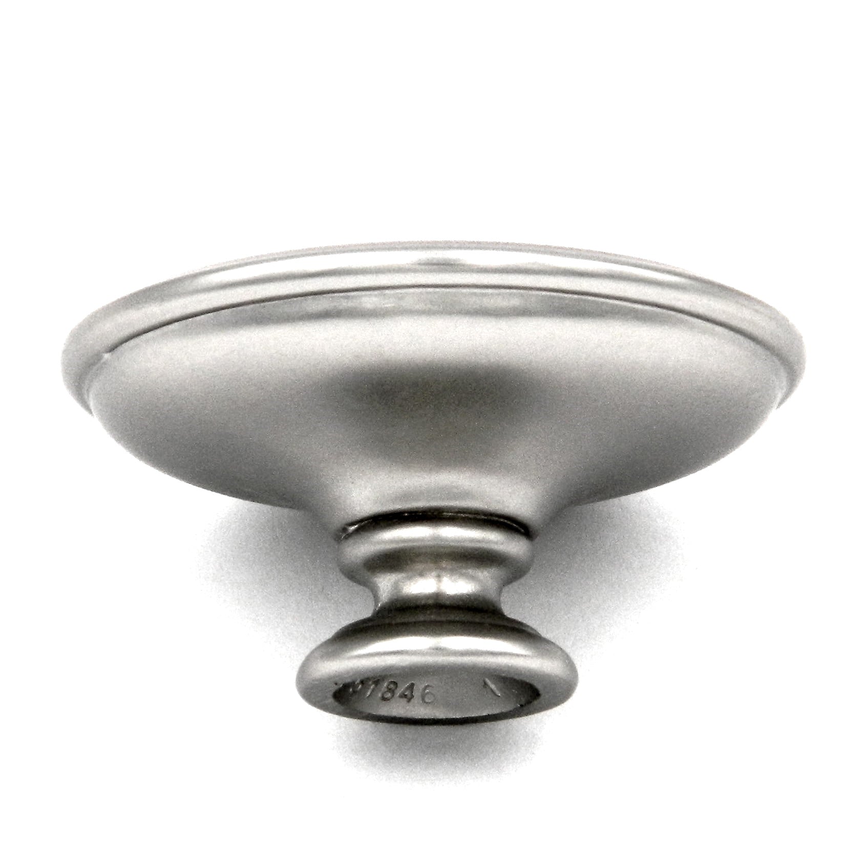 Paquete de 20 perillas para gabinete de disco redondo de níquel plano de 1 5/8" de Hickory Hardware Guild P3150-FN