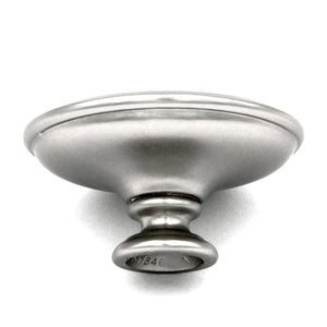 Hickory Hardware Guild 1 5/8" Flat Nickel Round Disc Cabinet Knob P3150-FN
