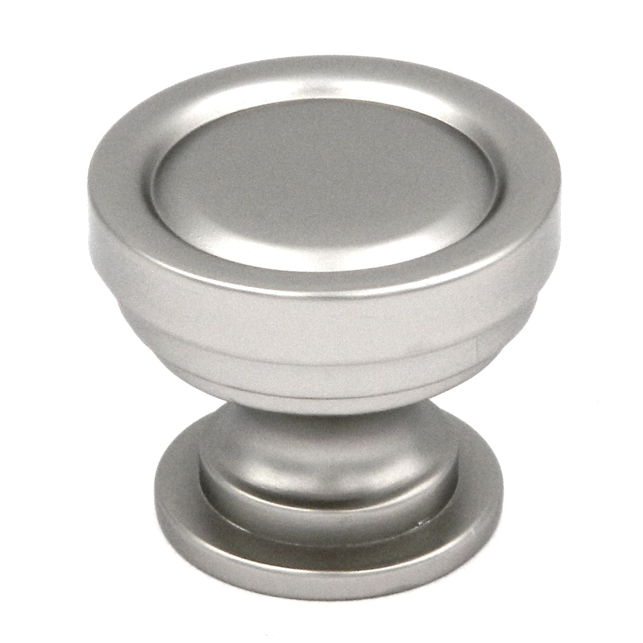 Hickory Hardware Guild P3153-FN - Pomo redondo para gabinete (níquel plano, 1 1/4 pulgadas)