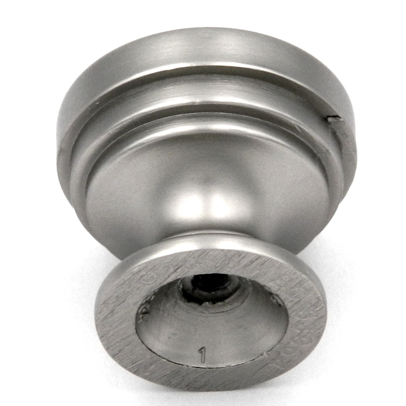Hickory Hardware Guild P3153-FN - Pomo redondo para gabinete (níquel plano, 1 1/4 pulgadas)