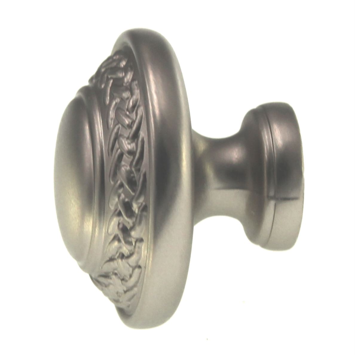 Hickory Hardware Guild Flat Nickel 1 5/16" Rope Cabinet Knob P3154-FN