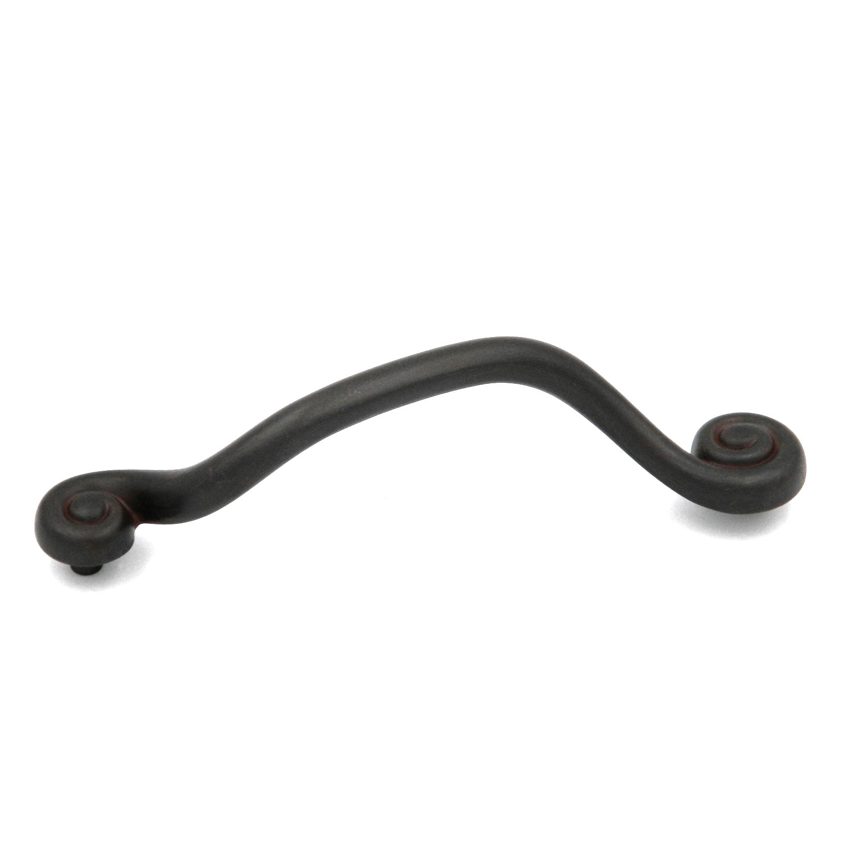 30 Pack Hickory Cumberland P3161-RI Rustic Iron 5" (128mm)cc Curved Cabinet Handle Pull