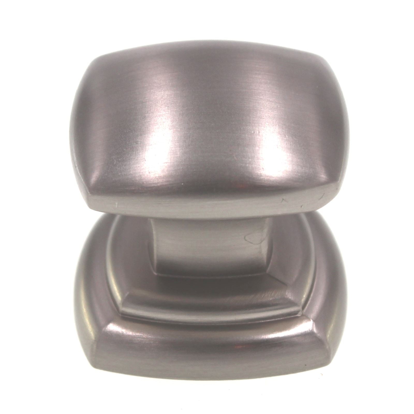 Hickory Hardware Euro-Contemporary 1 1/4" Square Knob Stainless Steel P3181-SS