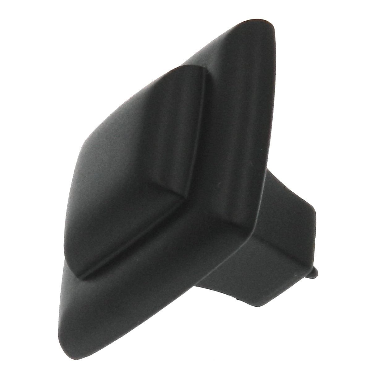 Hickory Hardware Corinth 1 5/16" Pomo cuadrado negro mate para gabinete P3182-MB