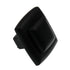 Hickory Hardware Corinth 1 5/16" Pomo cuadrado negro mate para gabinete P3182-MB
