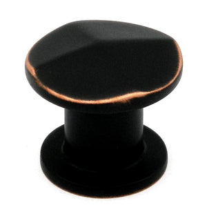 10 Pack Hickory Hardware Corinth 1 3/16" Oil Rubbed Bronze Round Cabinet Knob P3184-OBH