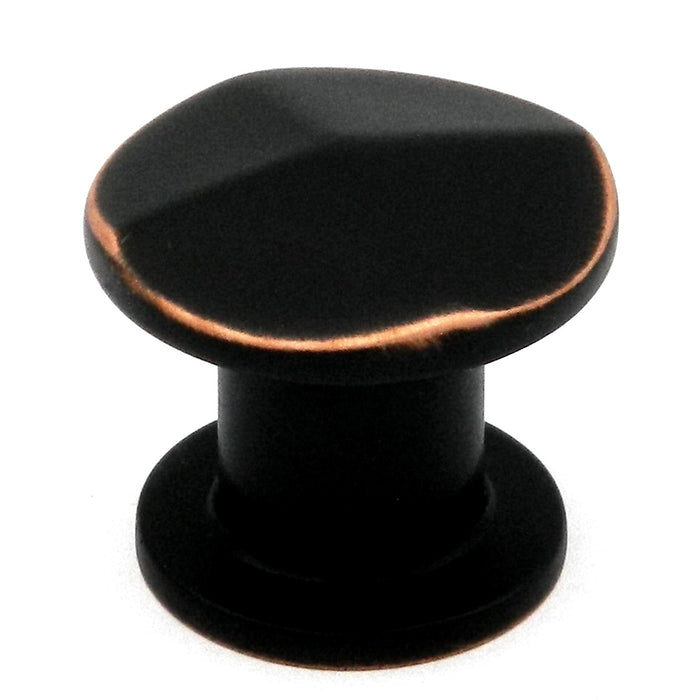 10 Pack Hickory Hardware Corinth 1 3/16" Oil Rubbed Bronze Round Cabinet Knob P3184-OBH