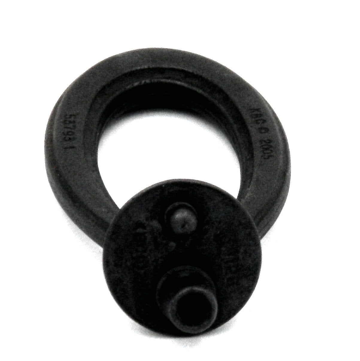 Paquete de 10 tiradores de anillo para gabinete de hierro negro Camarilla de Hickory Hardware P3192-BI de 2 1/4"