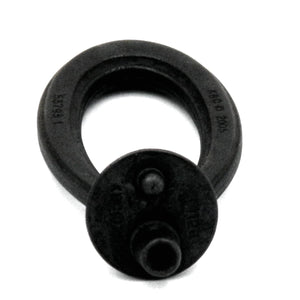 10 Pack Hickory Hardware Camarilla Black Iron 2 1/4" Cabinet Ring Pulls P3192-BI