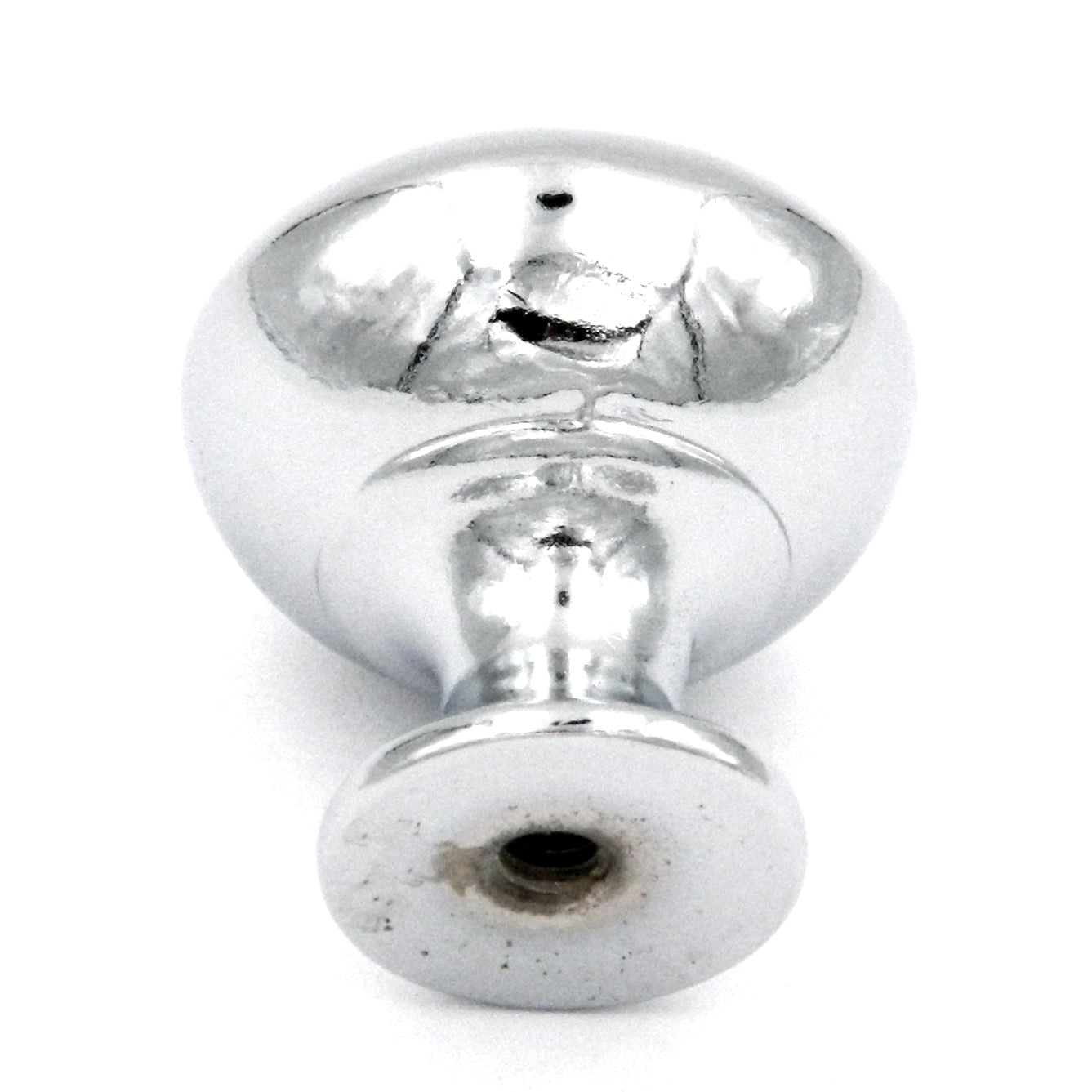 Hickory Hardware P320-26 - Pomo redondo cromado para gabinete (1 1/8 pulgadas)