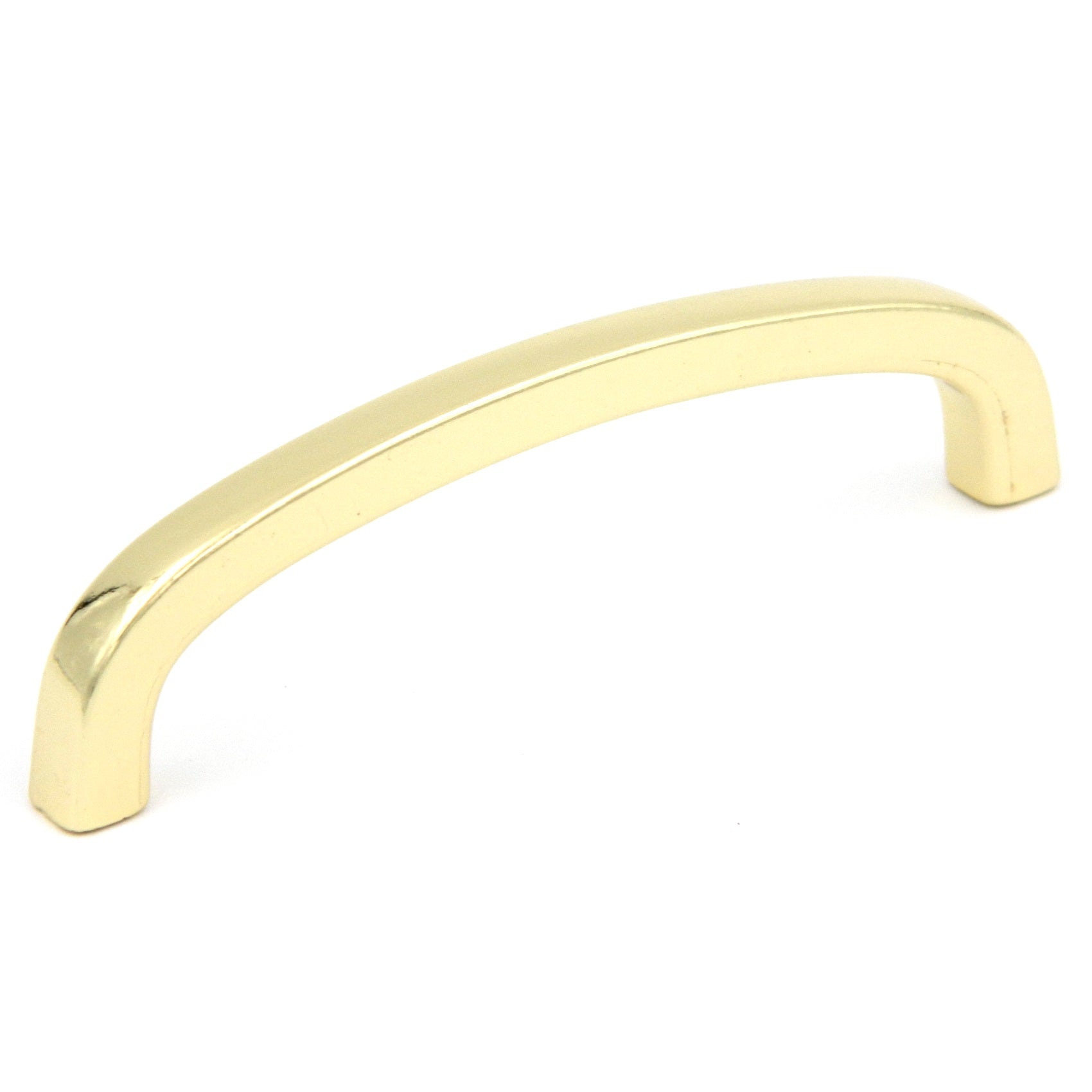 Hickory Hardware Acentos pulidos Gabinete de latón pulido Tirador de manija de 3 3/4" (96 mm) cc P322-3